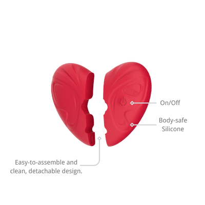 LushHeart Remote Control Nipple Vibrator