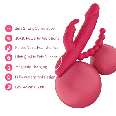 Bliss 3-in-1 Rabbit Vibrator