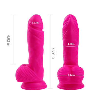Pulsea 7-Inch Realistic Silicone Dildo