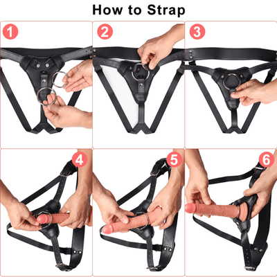 Vex Adjustable Dual-Ring Strap-On Harness