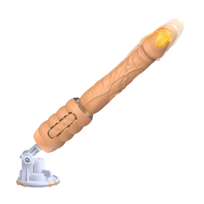 Film Realistic Thrusting Dildo Sex Machine with Vibration & Suction Cup