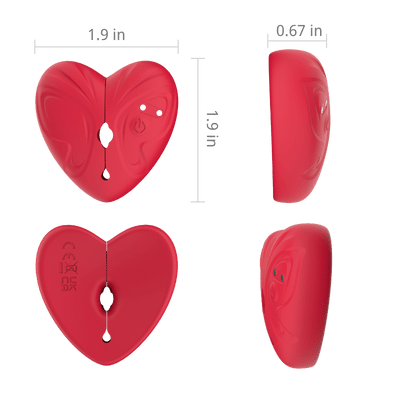 LushHeart Remote Control Nipple Vibrator